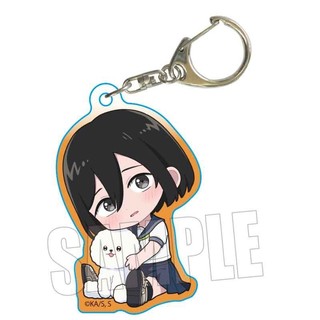 Anime You and I Are Polar Opposites Keychain Miyu Yusuke Key Chain Ring For Fans Gifts Jewelry 6cm