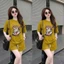 Bộ Quần Áo Hè size đại cồ cho bé gái 10-18 tuổi. Set Bộ hè áo cộc quần đùi size đại cồ cho bé gái lớn 40-65kg