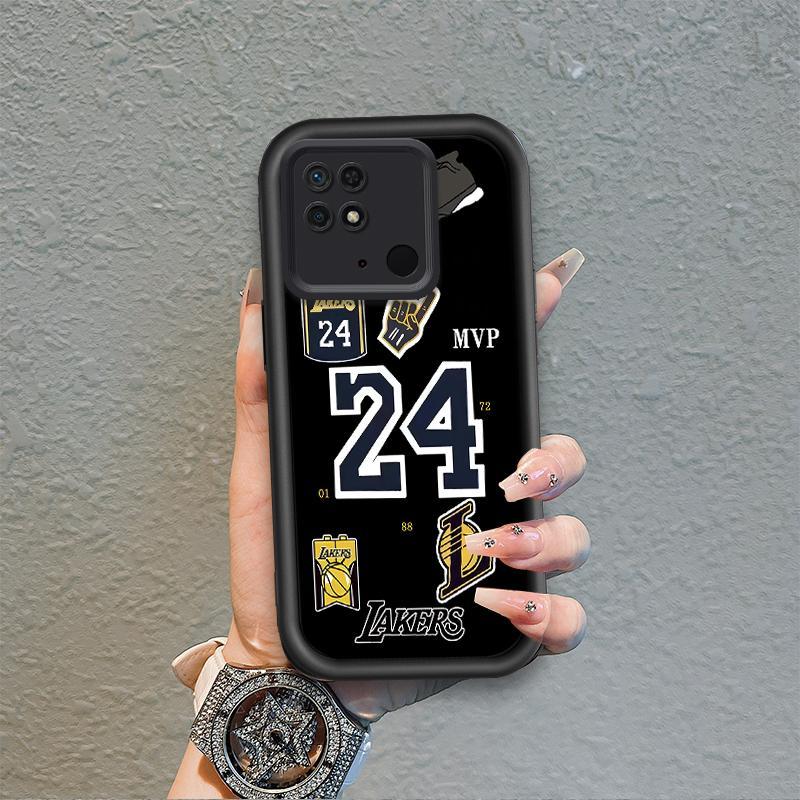 Ốp Lưng Cho Redmi 9C 10C 10A Hoạt Hình Silicon Điện Thoại Thông Minh Mềm TPU NO.0 24 Bóng Rổ Cậu Bé Kobe Thiên Thần Mắt Chống Sốc Ốp Lưng