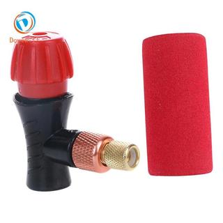 Bơm lốp xe đạp Dovewill CO2, Đầu bơm nhỏ gọn, Bộ chuyển đổi van, Núm điều khiển không khí, Hợp kim nhôm, để đi bộ, Xưởng, Đi xe thành phố và thể thao giải trí