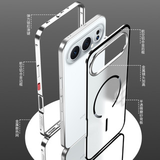 Khóa Mờ Vỏ Bảo Vệ Tay Từ Tính Tay 500pro Honor Case 500 Thích Hợp Cho Khóa Danh Dự Ốp Lưng Kim Loại Mặt Sau