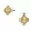 <![CDATA[5 cái nút kim cương giả ngọc trai mạ vàng 27*33mm, hợp kim chất lượng cao]]>