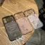 Ribbon trắng sữa Đối với iPhone 1514plus trường hợp 1716Pro bùng nổ ý tưởng