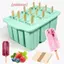 12 Khuôn Làm Kem Liên Tiếp Dễ Dàng Tháo Rời Khay Popsicle Silicon Cho Tủ Đông Viên Đá Tự Chế Có Nắp Món Tráng Miệng Nhà Bếp