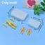 1 Bộ Đất Sét Polymer Nam Búp Bê Cơ Thể Torso Khuôn Silicon Fondant / nhựa Đất Sét DIY Búp Bê Điêu Khắc Công Cụ Mô Hình [Mới]