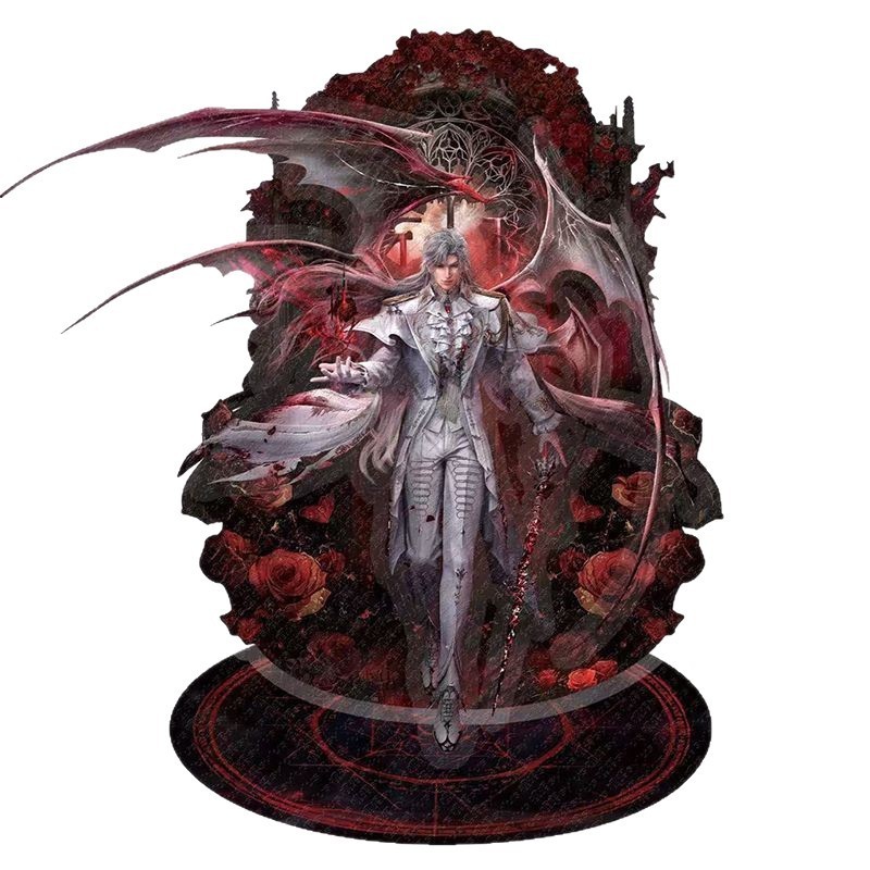 SQ3 Tình Yêu Và Không Gian Sâu Đĩa Đứng Sylus Acrylic Tấm Đứng Ký Anime Để Bàn Trang Trí QS3