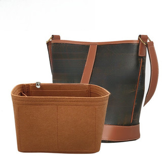 Túi lót nỉ Thích hợp cho Triomphe Presbyopic Bucket Bag Liner Bag in Bag Hỗ trợ lưu trữ Lớp lót hoàn thiện