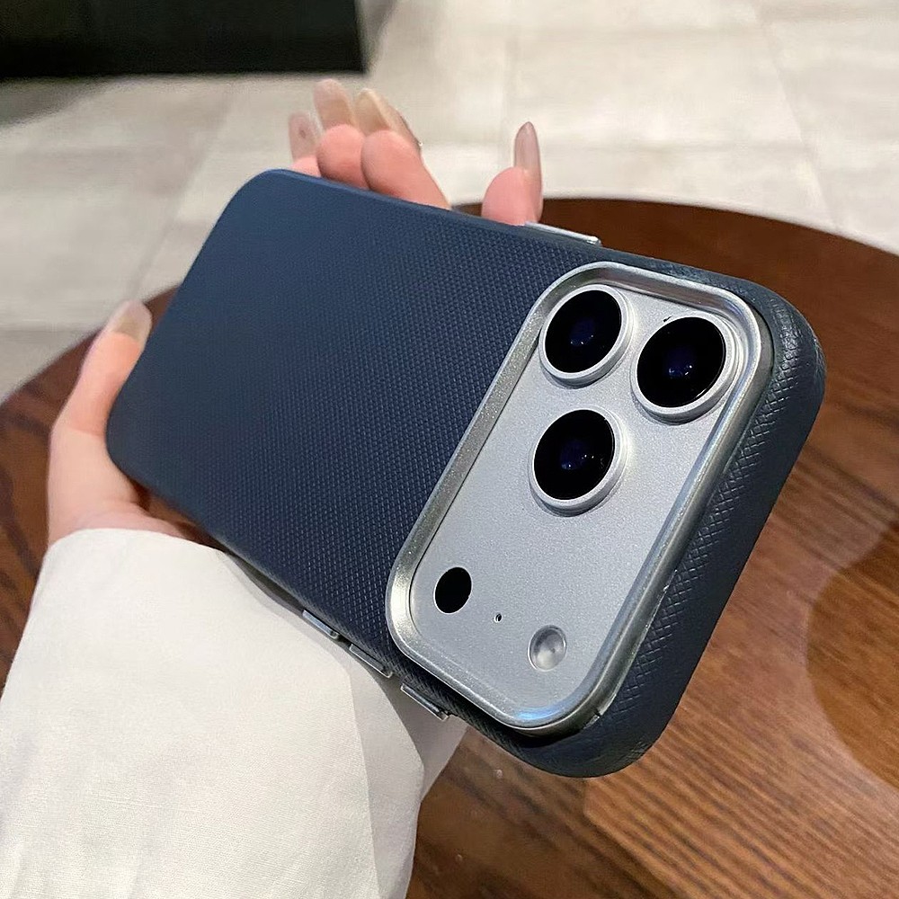 Ốp Điện Thoại Denim Họa Tiết Chữ Thập Cho iPhone 17 Pro Max 16 Plus 15 14 13 12 11 Vỏ Bảo Vệ Chống Sốc