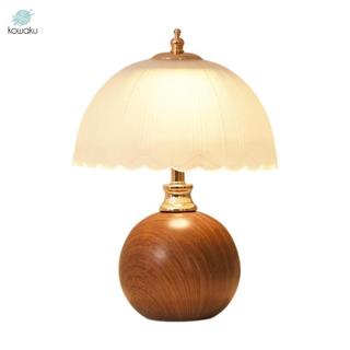 Đèn đầu giường Đèn đầu giường thanh lịch với đèn bàn thủy tinh gốm Đèn nấm trang trí có điều khiển USB và độ sáng có thể điều chỉnh cho giấc ngủ