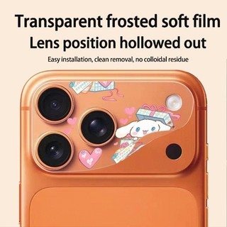 Phim hoạt hình Long Lanh Camera Bảo Vệ Ống Kính Miếng Dán Thích Hợp Cho IPhone 17Pro / 17ProMax Phim Mềm Trong Suốt Chống Trầy Xước