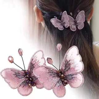 Kẹp Tóc & Phụ Kiện Đầu Thêu Vải Sang Trọng, Phong Cách Cổ Xưa, Perfect cho Mùa Xuân