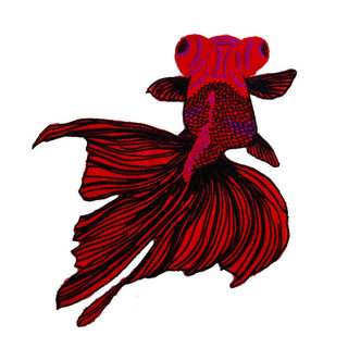 ✅ Koi ✅ Phong cách cổ xưa Vải Sườn xám trang trí Trong Kho bản vá Nhãn dán vải thêu Miếng dán vải thêu cá vàng cao cấp, cá chép voan sườn xám cho trang trí quần áo