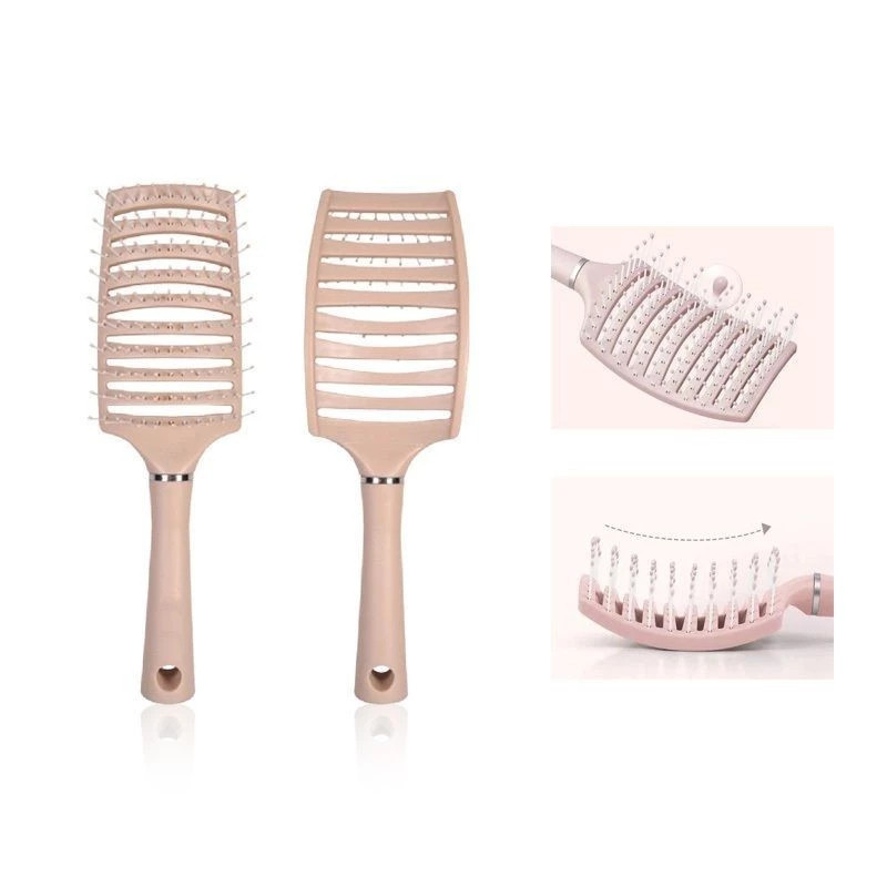 Lược Chải Tóc Đệm, Lược Tạo Kiểu, Lược Chải Tóc Massage Da Đầu Phong Cách Lông Tơ, Chuyên Dụng Cho Salon Sử Dụng
