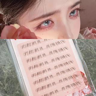 Cụm mi đáy được dán sẵn Phần mở rộng lông mi cụm Wispy dành cho người mới bắt đầu & người chuyên nghiệp Thân thiện