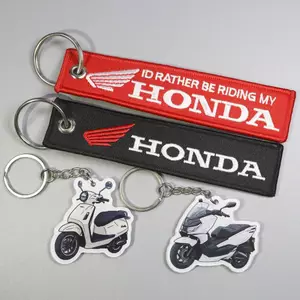 Mới Honda La125 / NS150 Acrylic Xe Máy Móc Khóa Cá Tính Xe Máy Mặt Dây Chuyền Thêu Xe Máy Móc Khóa