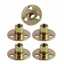 Bộ 10 T-nut Lỗ Brad Thép Carbon, M6/M8/M10, Đế Tròn, Tán Nữ, Vít-in, Dùng Lắp Đặt Nội Thất, Tên Hãng/Sản Phẩm