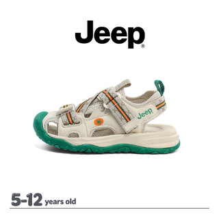 JEEP Mùa Hè Baotou Dép Bé Trai Bé Gái Đế Mềm Phong Cách Thể Thao Chống Mài Mòn Giày Trẻ Em Thông Thường