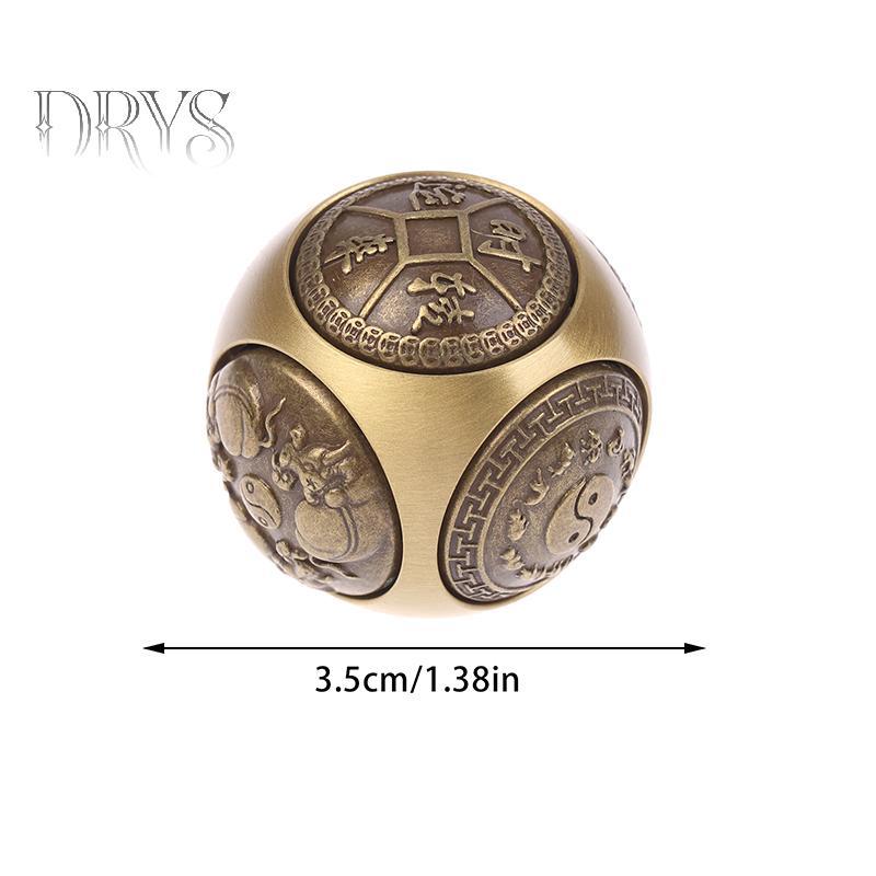 (TFT) Sáu Mặt Bốn Phước Lành Lu Money Fidget Spinner Đồng Thau Giảm Căng Thẳng Khối Giải Nén Bóng Fidget Đồ Chơi Thủ Công MỚI