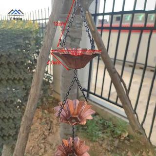 ELBBKG Dây Xích Mưa Gutter Trang Trí Phong Cách Nhật Bản Mái Nhà Kim Loại Ngoài Trời Dây Thoát Nước Chống Rỉ Sét Cho Sân Và Nhà Mới