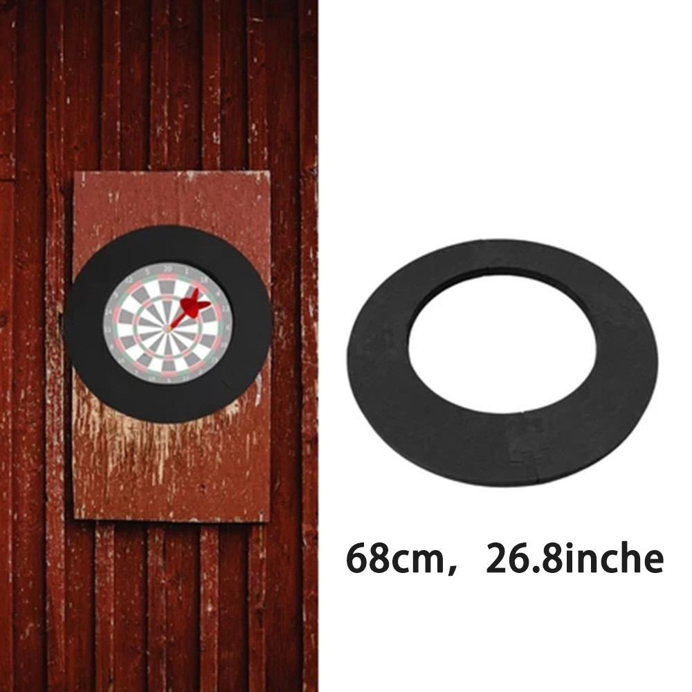 Bảng phi tiêu EVA Dartboard vòm jigsaw có thể tháo rời màu đen, nhẹ và dày để bảo vệ tường.