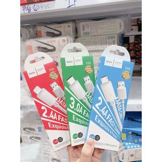 BH 6T Cáp Sạc Nhanh HOCO X88 2.4A, USB to Micro USB, Dài 1m, Truyền Dữ Liệu & Sạc Nhanh (phukienmk10)