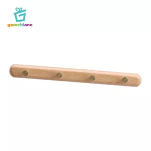 Gamchiano Gỗ Giá Treo Quần Áo Mini Giá Đỡ Mũ Giá Treo Quần Áo Thu Nhỏ Móc Treo Cho Gia Đình