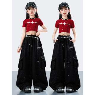 Đồ nhảy hiện đại cho bé gái Bộ tập nhảy cho Quần hiphop bé trai Bộ tập nhảy cho Croptop Đồ nhảy hiphop Đồ tập nhảy cho bé Đồ cảnh sác cho Đồ cá tính cho bé gái Quần áo hiphop