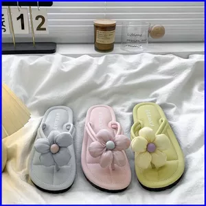 GN 2026 Mới Mùa Hè Hoa Flip Flops Dành Cho Nữ Đế Dày Thời Trang Phù Hợp Với Dép Đi Biển Ngoài Trời NG