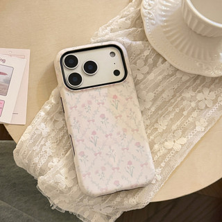 [Sheren] Ốp Điện Thoại Hoa Hồng Pháp Giá Trị Cao Thích Hợp Cho i17 16 15 14 13 12 11 pro max Vỏ Bảo Vệ Chống Sốc