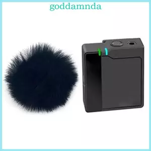 GODD Ngoài Trời Micro Lông Kính Chắn Gió Muff Micro Lông Gió Bao Cho RODE 2GO Lavalier Micro Kính Chắn Gió