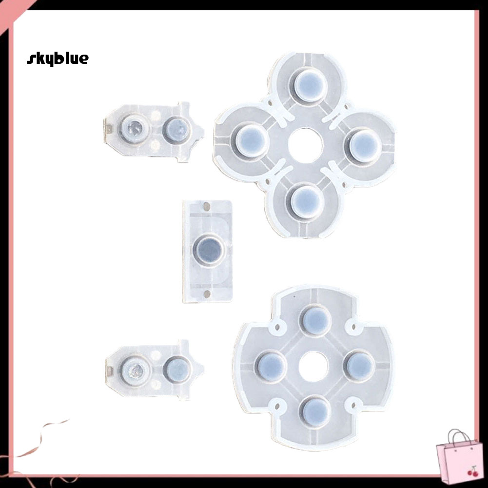 [Sy] Bộ phận thay thế trò chơi Bộ điều khiển nút tay cầm chơi Game Miếng đệm dẫn điện cho SONY PS4