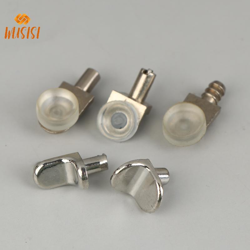[WUSISI] 10 Chiếc Kệ Hỗ Trợ Đinh Chốt Chân Cắm Tủ Tách Gỗ Cố Định Lớp Kính Nội Thất Braet Giá Đỡ Phụ Kiện MỚI