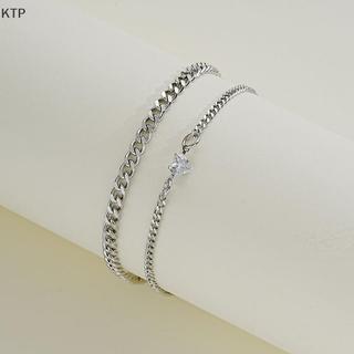 [Ktp] Bộ Vòng Tay Trái Tim Thời trang cho cặp đôi, 2 món, quà tặng Unisex, Valentine