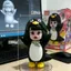 Phong cách bạo lực Guguga-Little Penguin [S + Phiên bản hàng đầu] Quản trị viên Chim cánh cụt Hình Mô hình Con lắc Quà tặng sinh nhật 4.9
