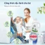 Combo Giặt Xả Hương Lavender Và Hoa Hồng Bảo Vệ Quần Áo Mềm Mại, Dịu Nhẹ (3L + 1.6L)