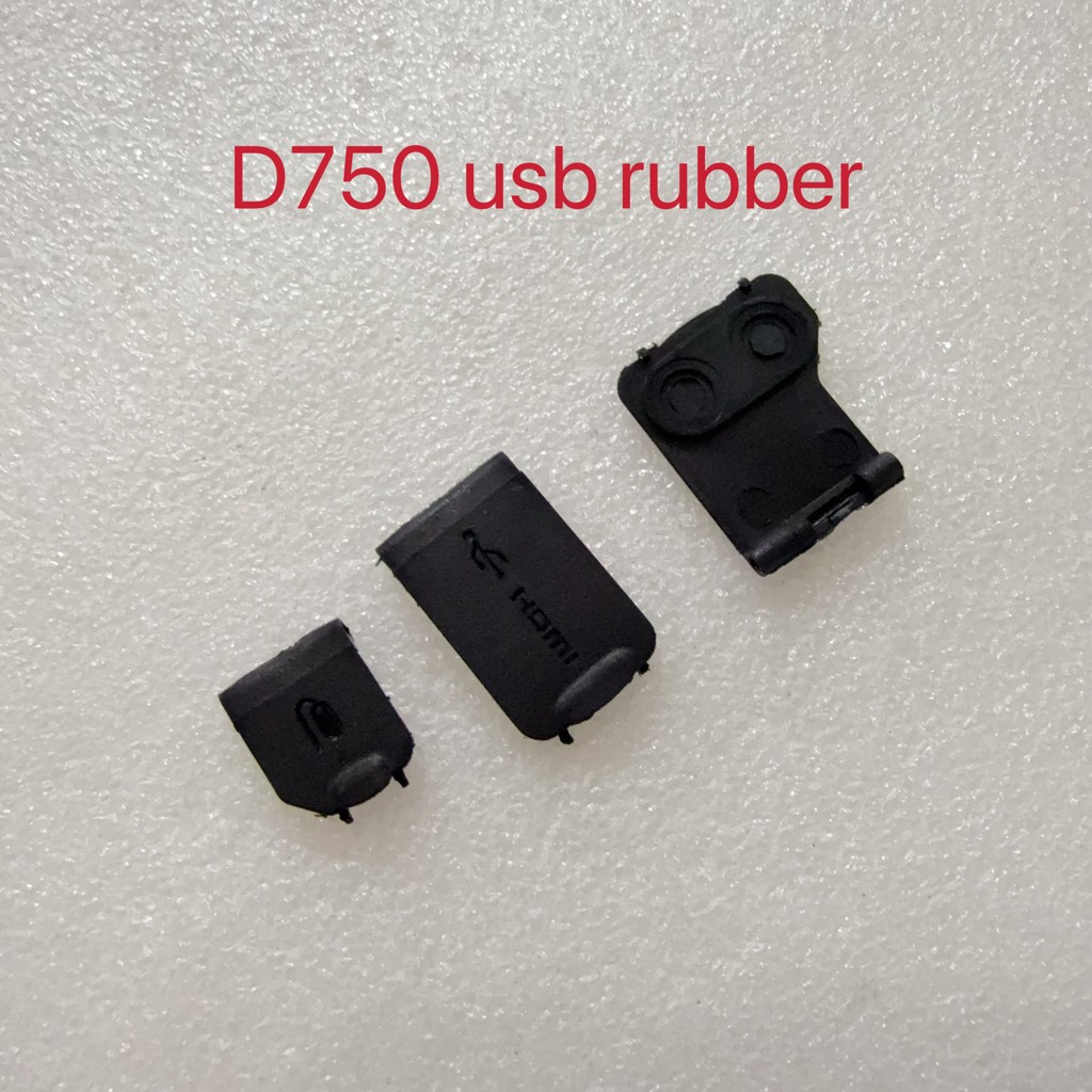 MỚI Dành Cho Nikon D750 MIC / HDMI / USB Cao Su Nắp Dưới Cửa Sửa Chữa Máy Ảnh Một Phần