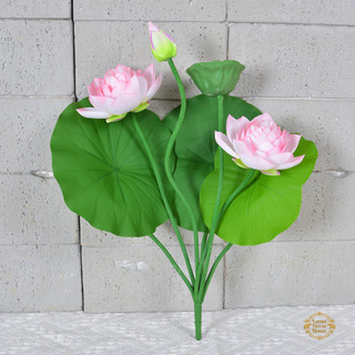 Mô phỏng Bó hoa sen Vải lụa hoa + Màng lá + Chất liệu nhựa thanh Tổng chiều cao Khoảng 43cm Đường kính hoa 10cm Đi kèm với vòi hoa sen Lá sen Cảnh quan bể cá Trang trí nhà cửa Trang trí cắm hoa Đồ trang trí nội thất Nhà Trung Quốc Nguồn nội thất