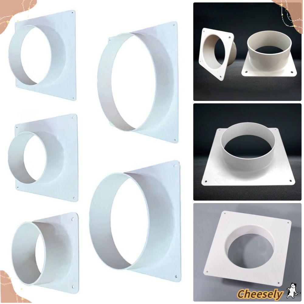 CHEESELY 1 Cái Bộ Chuyển Đổi Cửa Thoát Khí, Dụng Cụ Ống Dẫn Mặt bích Đầu Nối Ống Thông Khí, Nhựa Thẳng Lắp Đặt Dễ Dàng Ống Thông Gió