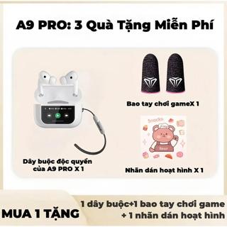 Tai nghe thông minh A9 PRO có màn hình cảm ứng LED, Đặt giấy dán tường màn hình khóa, chức năng ANC / ENC, chống thấm nước iPX5, Tìm kiếm headpho