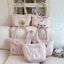 Mới Dễ Thương Thêu Nách Túi Thường Ngày Phù Hợp Với Chó Con Dễ Thương Cotton Túi Dung Tích Lớn Túi Tote Túi Đeo Vai Nữ
