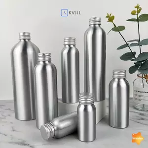 Chai Nhôm Bạc 30ml-250ml Có Nắp Vít Nước Hoa Mực Mỹ Phẩm Chai Nước Du Lịch Có Thể Đổ Lại Chai Mới