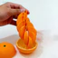 Poyingtis 3d In Hình Citrus Fidget Đồ Chơi Giảm Căng Thẳng – Bóng Xích Xoắn Ốc Có Thể Mở Rộng Chuyển Động Mịn Màng Thiết Kế Chanh Cam Thực Tế Để Tập Trung Giảm Lo Âu
