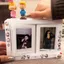Những Điều Tốt Đề Nghị 3D Polaroid mini 10cm Lật Xoay Khung Ảnh Xoay Bàn Xoay Album Ảnh Lưu Trữ Ảnh 4.14