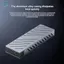 Vỏ ngoài cho M2 SSD Case NVMe 10Gbps USB 3.2 Gen2 USB-C Thiết kế không cần dụng cụ Bộ chuyển đổi vỏ NVMe