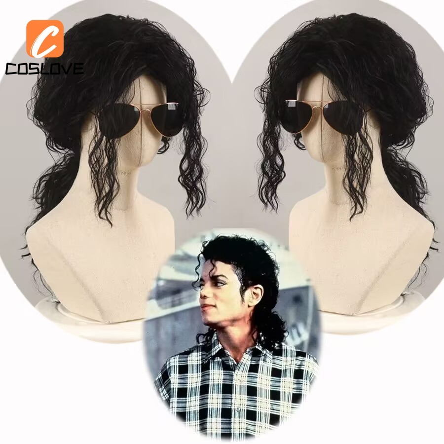 Micheal Jackson Cosplay Bộ quần áo tay ngắn áo thun phù hợp cho biểu diễn và hàng ngày mùa hè