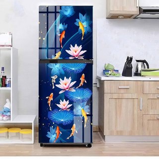 Decal có keo dán tủ lạnh siêu bền chống thấm nước