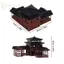 Ge Trung Quốc Inn Tượng Mô Hình Xây Dựng Cổ Thu Nhỏ Nhật Bản Pavilion Trang Trí Thu Nhỏ Vườn Thiền Bể Cá Cảnh Đồ Trang Trí n
