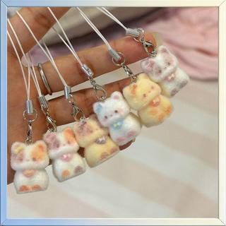 Any2Get5% tắt 1 Cái Bapa Túi Trang Trí Mặt Dây Chuyền Dây Xích Điện Thoại Hoạt Hình Dễ Thương Động Vật Floing Alpaca Mèo Con Móc Khóa Cô Gái Quà Tặng
