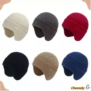 Mũ dệt kim CHEESELY - Beanie mềm mại lót nhung, phù hợp cho cả nam và nữ, thời trang thể thao ngoài trời