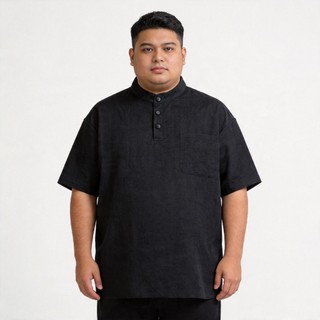 Áo Polo Tay Ngắn Plus Size Nam - Thoáng Khí Làm Mát, Có Túi Thường